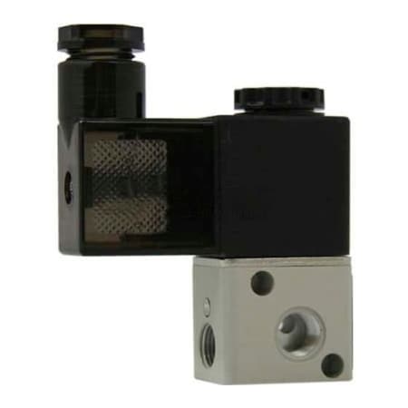 Bimba Mfg Co Bimba-Mead Direct Acting Valve M3V1-06-12VDC, 3 Port, 2 Pos, Single, 1/8" NPT, 12VDC, Cv=0.051 M3V1-06-12VDC